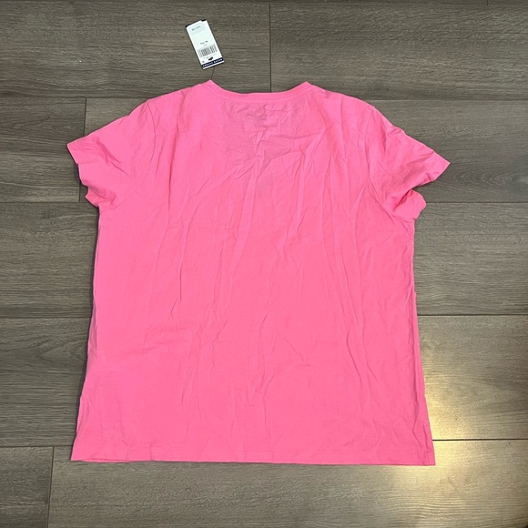 Polo Ralph Lauren Pink T-Shirt (V Neck) - Picture 3 of 4